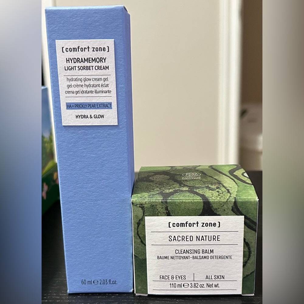 Comfort Zone Hydramemory Cream and Sacred Nature Balm Set - Full sizes